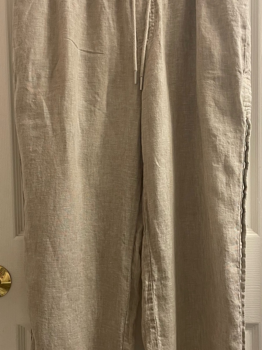 Quince Women’s Linen Drawstring Pants - Flax